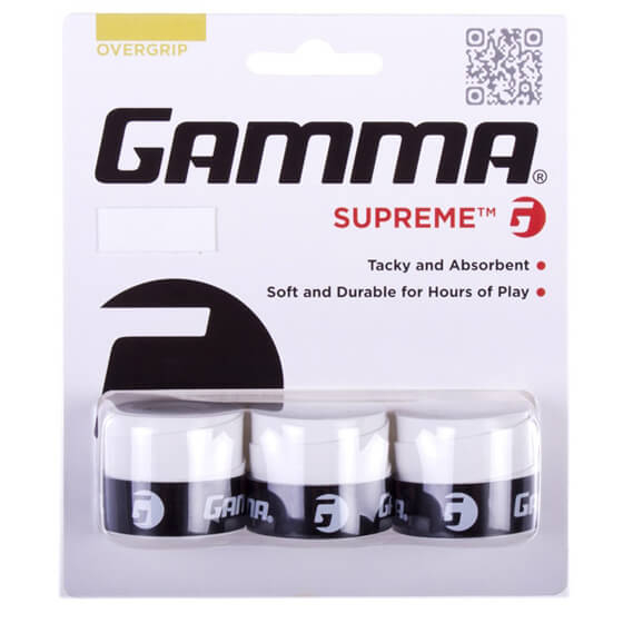 Overgripy tenisowe Gamma SUPREME, 3 szt.