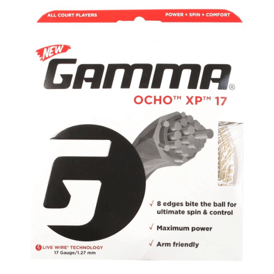 Struna tenisowa Gamma Ocho XP 12,2 m zestaw 17 (1,27 mm)