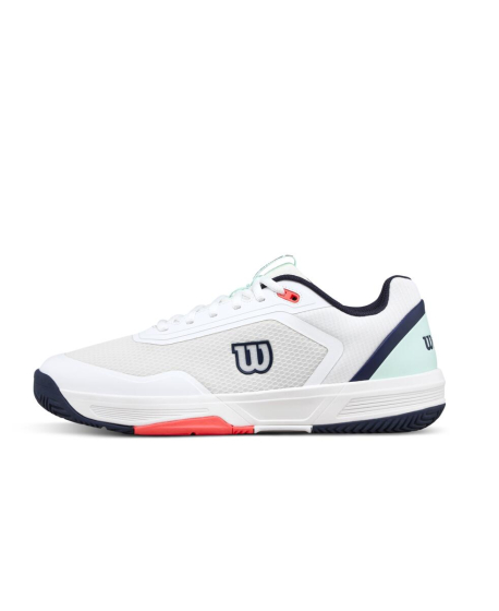WILSON TENISA APAVI VĪRIEŠU COURTGLIDE White / Bay / Fiery Coral
