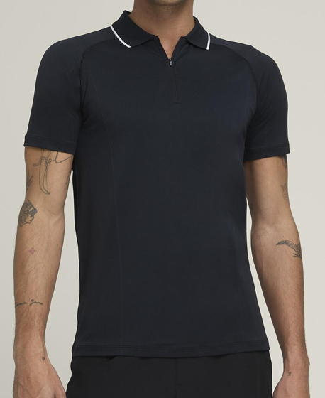 M TEAM SEAMLESS POLO 2.0 BLACK