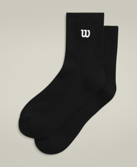U QUARTER-LENGTH SOCK / BLACK M