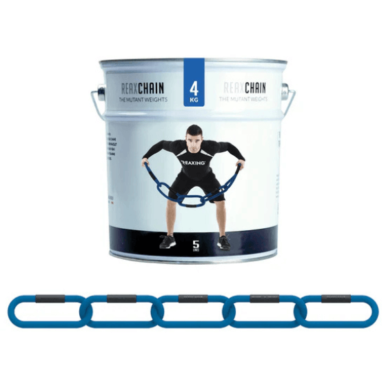 Łańcuch treningowy REAX CHAIN FIVE CLUB, 4 kg Niebieski