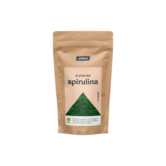 Organiczny proszek Spirulina, 125g, ICONFIT