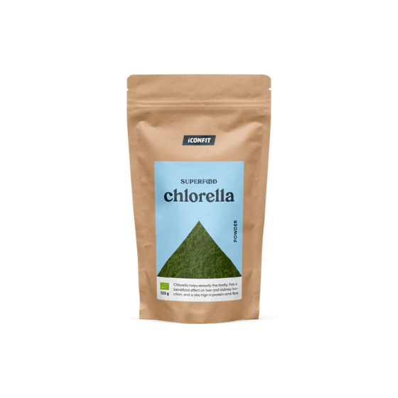 Organiczny proszek chlorella, 125g, ICONFIT