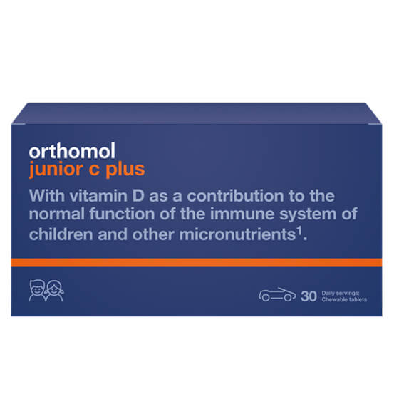 SUPLEMENT DIETY Orthomol ® JUNIOR PLUS C N30 ( Leśne jagody )
