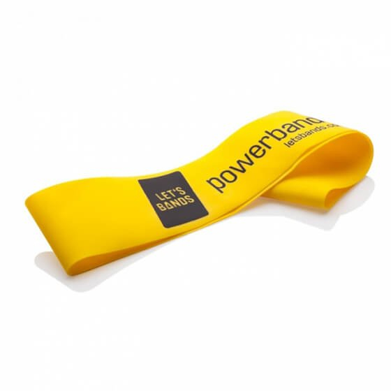 Guma oporowa LETS'S BAND POWERBAND MINI YELLOW