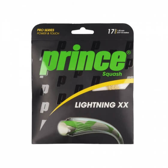 Sznurki Squash racquet Prince Lightening XX 17, złote