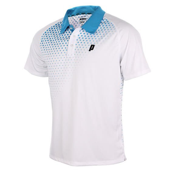Koszulka sportowa PRINCE Graphic Polo, biała