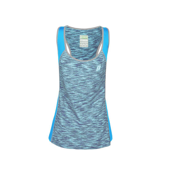 Koszulka sportowa dla dziewczyn Prince Space Dye Racer Back (azure)