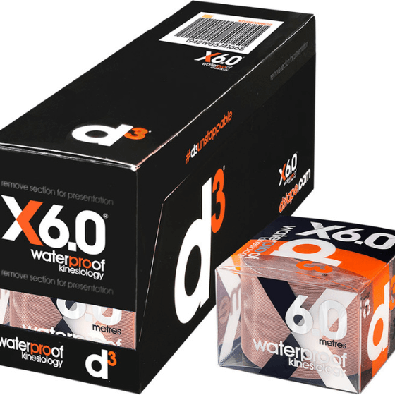Taśma D3 Kinezjologiczna X6.0 Xtreme (50mm x 6.0m)