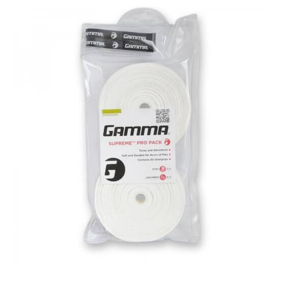 GAMMA SUPREME OVERGRIPS 30 GAB, BIAŁY