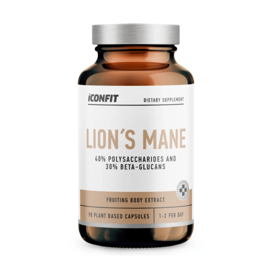 Lion's Mane (Soplówka jeżowata), 90 kapsułek, Iconfit 
