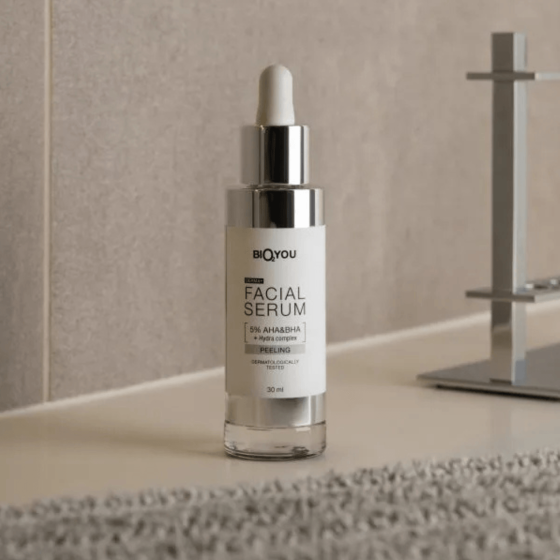 Serum peelingujące do twarzy, 30 ml, DERMA+