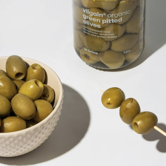 Ekologiczne oliwki bez pestek, 340 g, Vilgain
