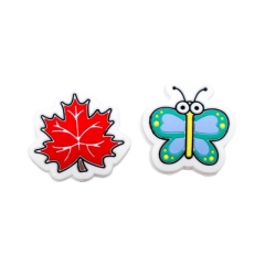 Gamma Tłumik Drgań Strun, 2 szt., Nature Maple Leaf/Butterfly