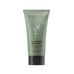 Madara AHA+Mineral ķermeņa pīlings 175ml iepakojums