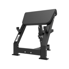 TUNTURI Platinum V-sērijas bicepsa stenda trenažieris ar disku ielādi.