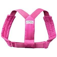 Rozā Swedish Posture Classic stājas korektors plecu un muguras atbalstam
