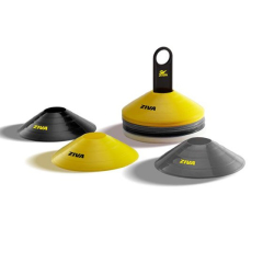 Stożki treningowe ze stojakiem ZIVA Agility Cones & Carry Stand, 30 gab