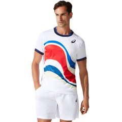 Męska koszulka sportowa ASICS MATCH M GPX TEE GM, biały