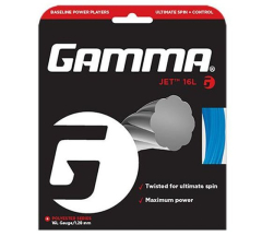 Sznurki tenisowe Gamma Jet 17, 12,2 m zestaw (1,22 mm)