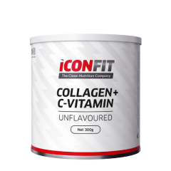 Proszek kolagenowy MSM + witamina C, 300 g (różne smaki) ICONFIT