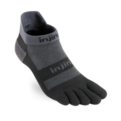 INJINJI Run Midweight No Show Xtralife CoolMax running socks