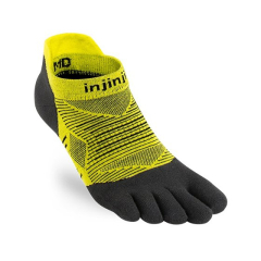 Skarpety do biegania injinji RUN LIGHTWEIGHT NO-SHOW XTRALIFE Limeade