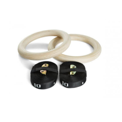  PIERŚCIENIE SYSTEMU ZAWIESZENIA TRENINGOWEGO KWELL WOODEN SUSPENSION RINGS, Para