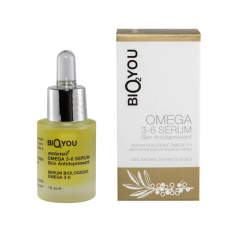 Naturalny OMEGA 3-6 Serum, środek przeciwdepresyjny skóry Bio2you, 15 ml