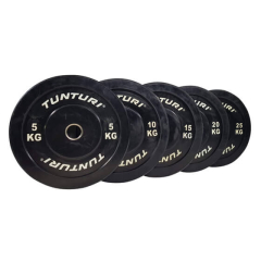 Obciążniki TUNTURI BUMPER PLATES, Ø50CM (5-25KG)
