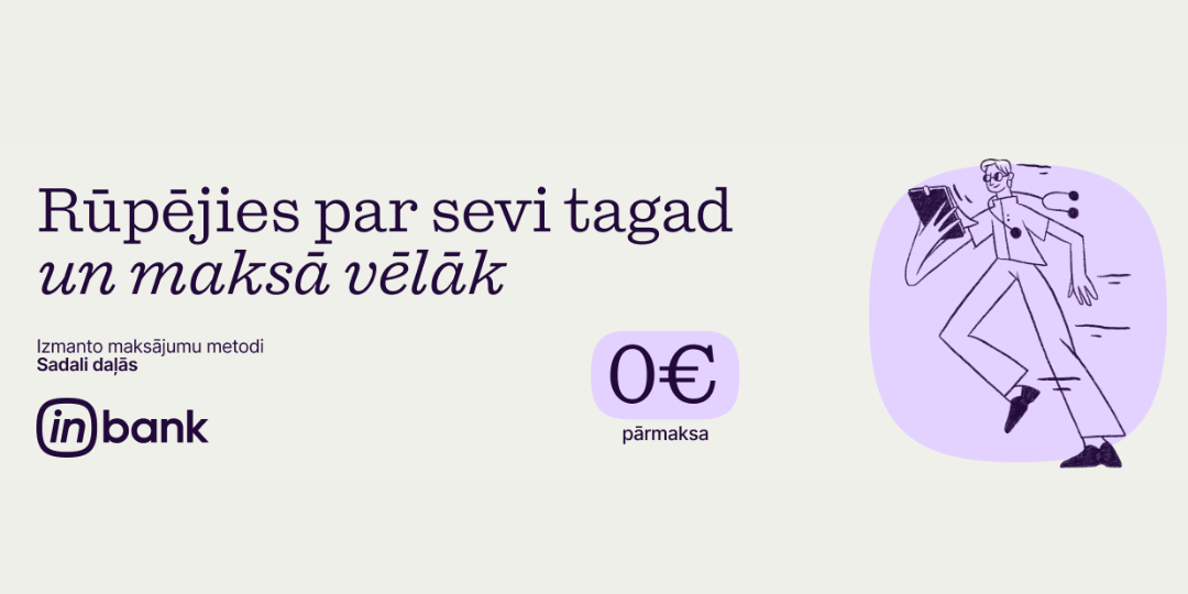 Maksā pa daļām ar Inbank 