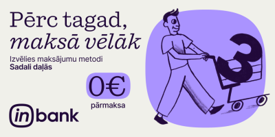 Maksā pa daļām ar Inbank 